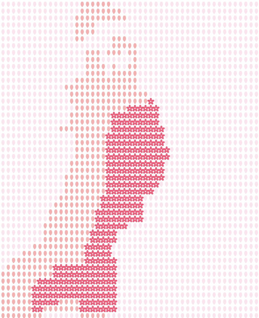 東北復興支援プロジェクト『100万本の開花宣言』 ポスター