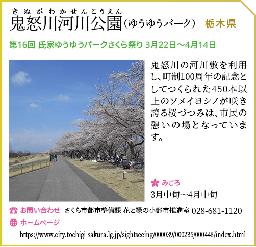 鬼怒川河川公園