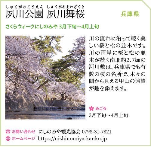 夙川公（夙川河川敷緑地）