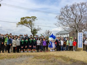 植樹祭参加者のみなさん